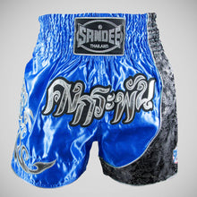 Blue/Silver Sandee Unbreakable Thai Shorts