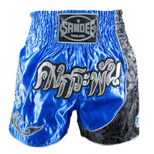 Blue/Silver Sandee Unbreakable Thai Shorts