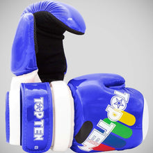 Blue Top Ten Glossy Block ITF Pointfighter Glove