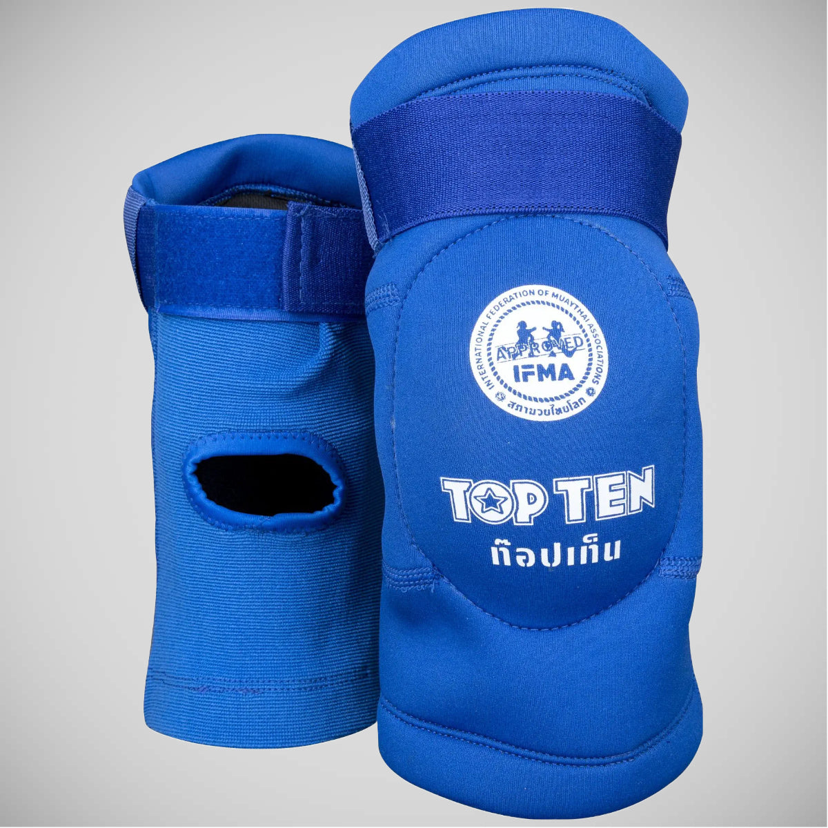 Top Ten Sok IFMA Elbow Guards Blue from Made4Fighters