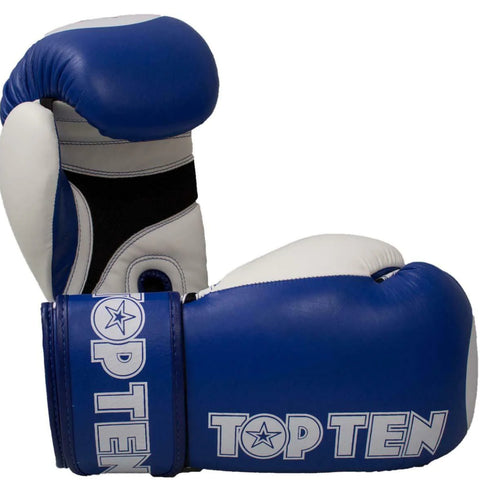 Blue Top Ten Star XLP WAKO Boxing Gloves