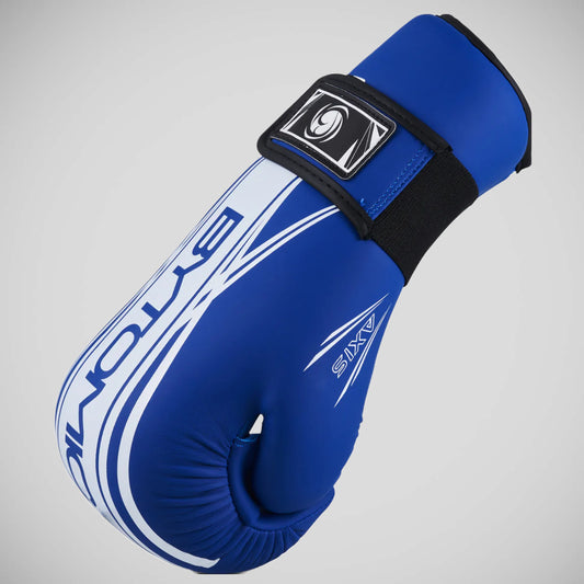 Blue/White Bytomic Axis V2 Point Fighter Gloves