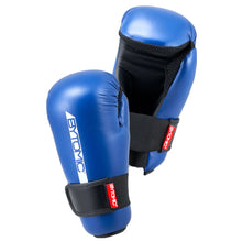 Blue/White Bytomic Red Label Pointfighter Gloves