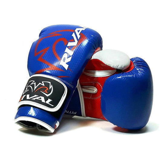 Blue/White/Red Rival RB7 Fitness Plus Bag Gloves