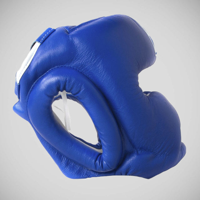 Sandee Closed Face Head Guard Blue/White
