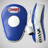 Blue/White Sandee Curved Focus Mitts   