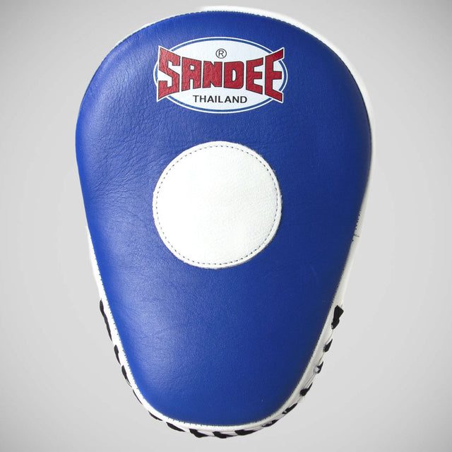 Sandee Curved Focus Mitts Blue/White