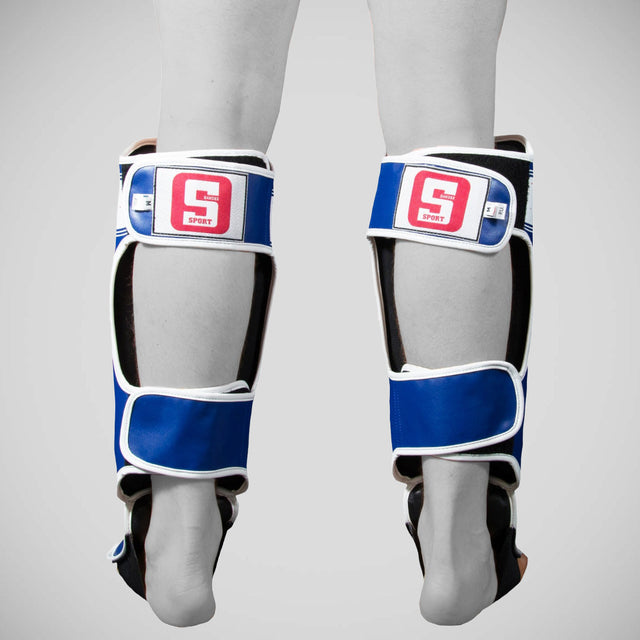 Sandee Sport Slim Shinguard Blue/White