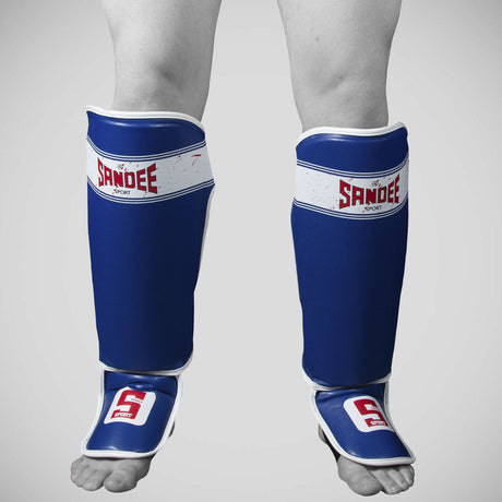 Sandee Sport Slim Shinguard Blue/White