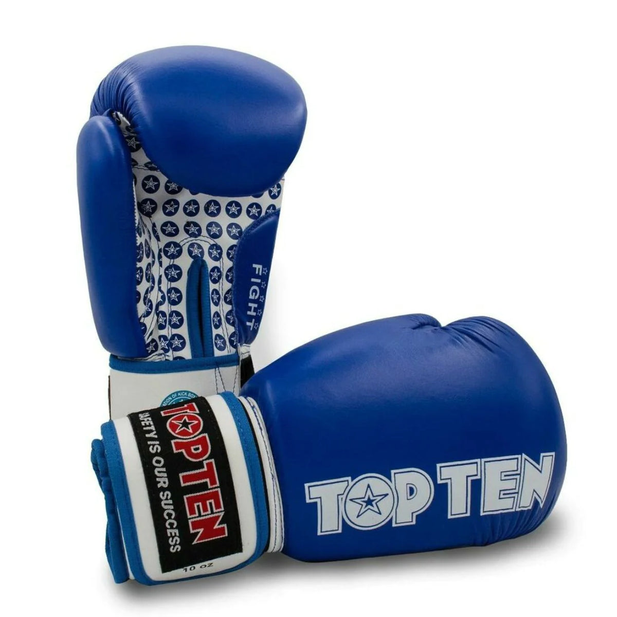 Top Ten Fight Boxing Gloves Blue/White