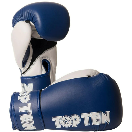 Blue/White Top Ten XLP Boxing Gloves