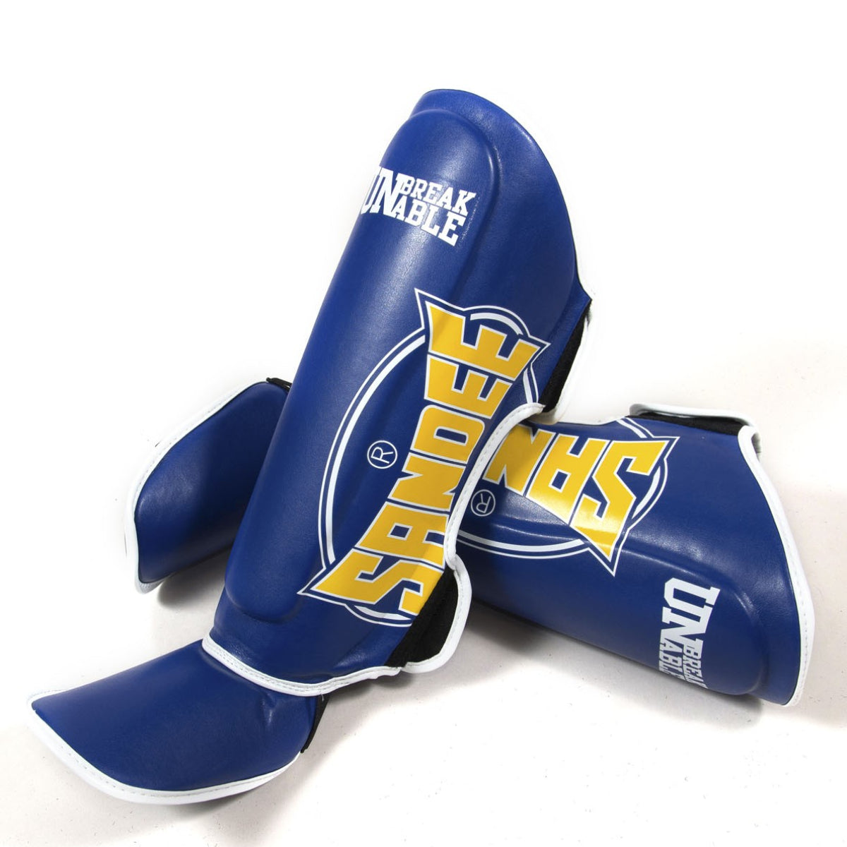 Sandee Cool-tec Boot Shin Guards Blue/Yellow/White