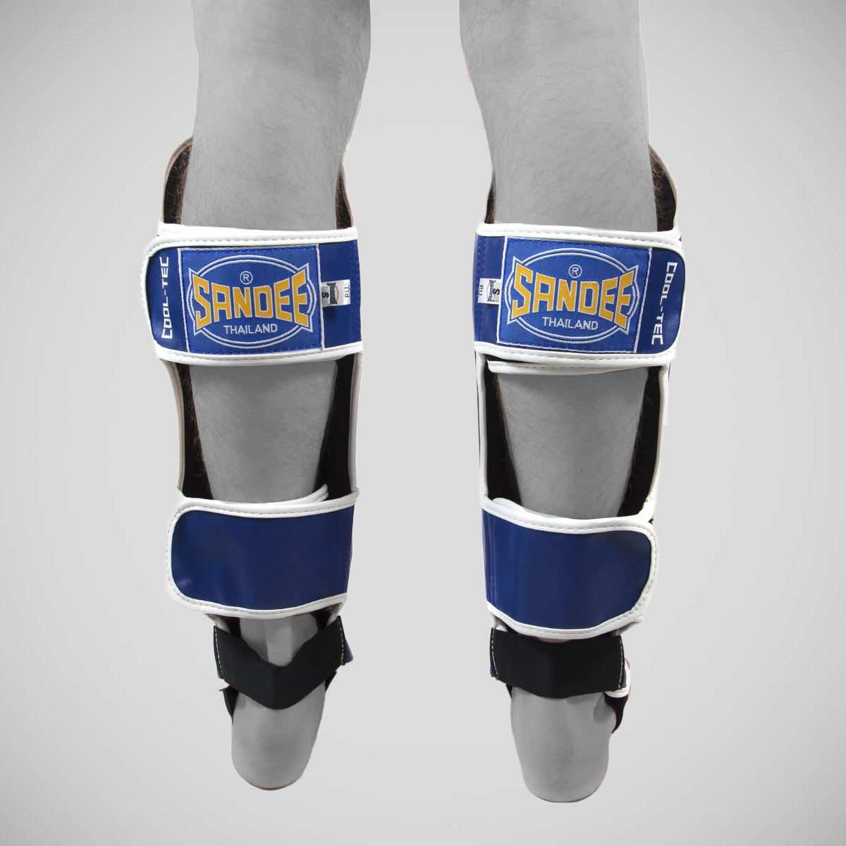 Sandee Cool-tec Boot Shin Guards Blue/Yellow/White