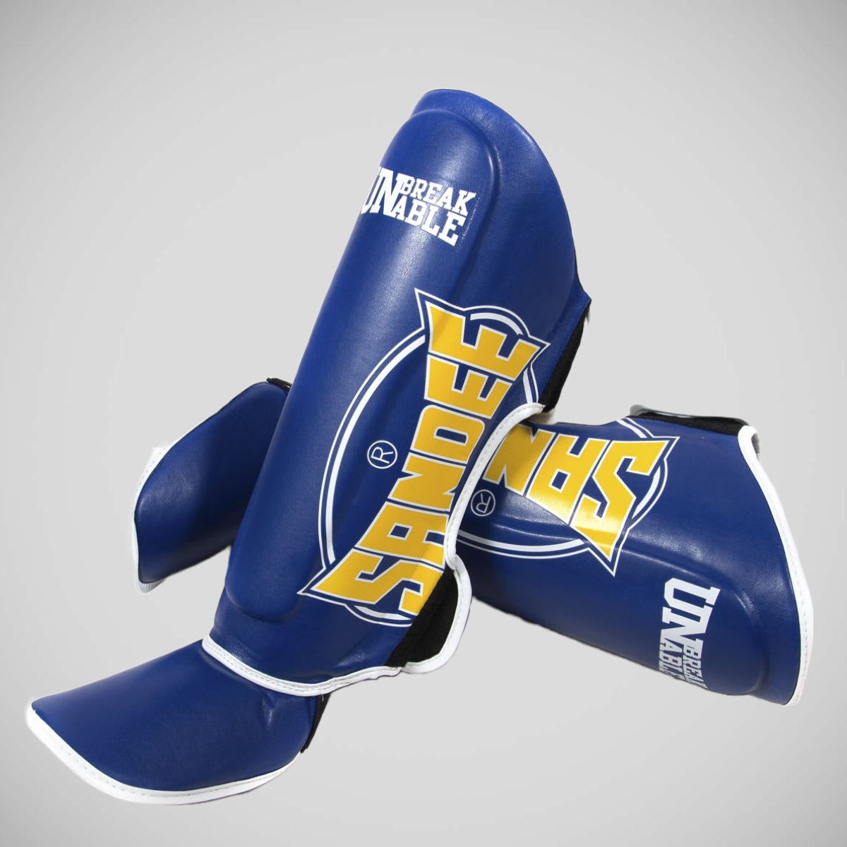 Sandee Cool-Tec Boot Shin Guards Blue/Yellow/White από Made4fighters ...