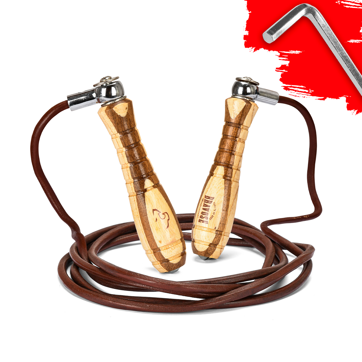 Bravose Premium Leather Skipping Rope