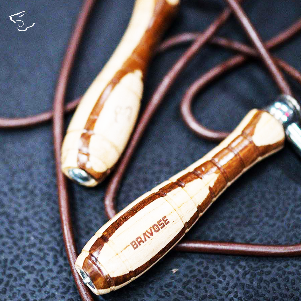 Bravose Premium Leather Skipping Rope