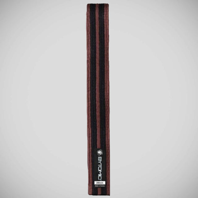 Brown/Black Bytomic Double Stripe Belt   