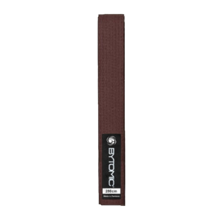 Bytomic Solid Color Martial Arts Belt Brown