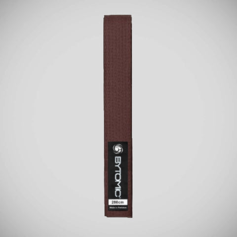 Brown Bytomic Solid Colour Martial Arts Belt