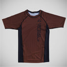 Manto Ranked Rash Guard Brown