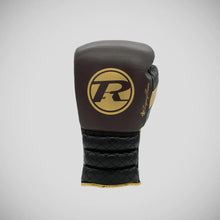 Brown Ringside Legacy Series Lace Boxing Gloves