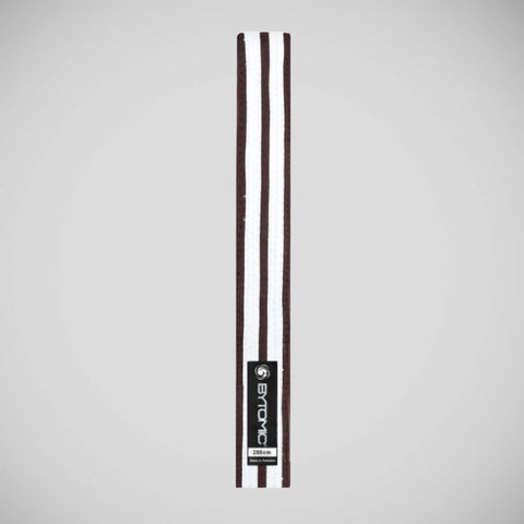 Brown/White Bytomic Double Stripe Belt