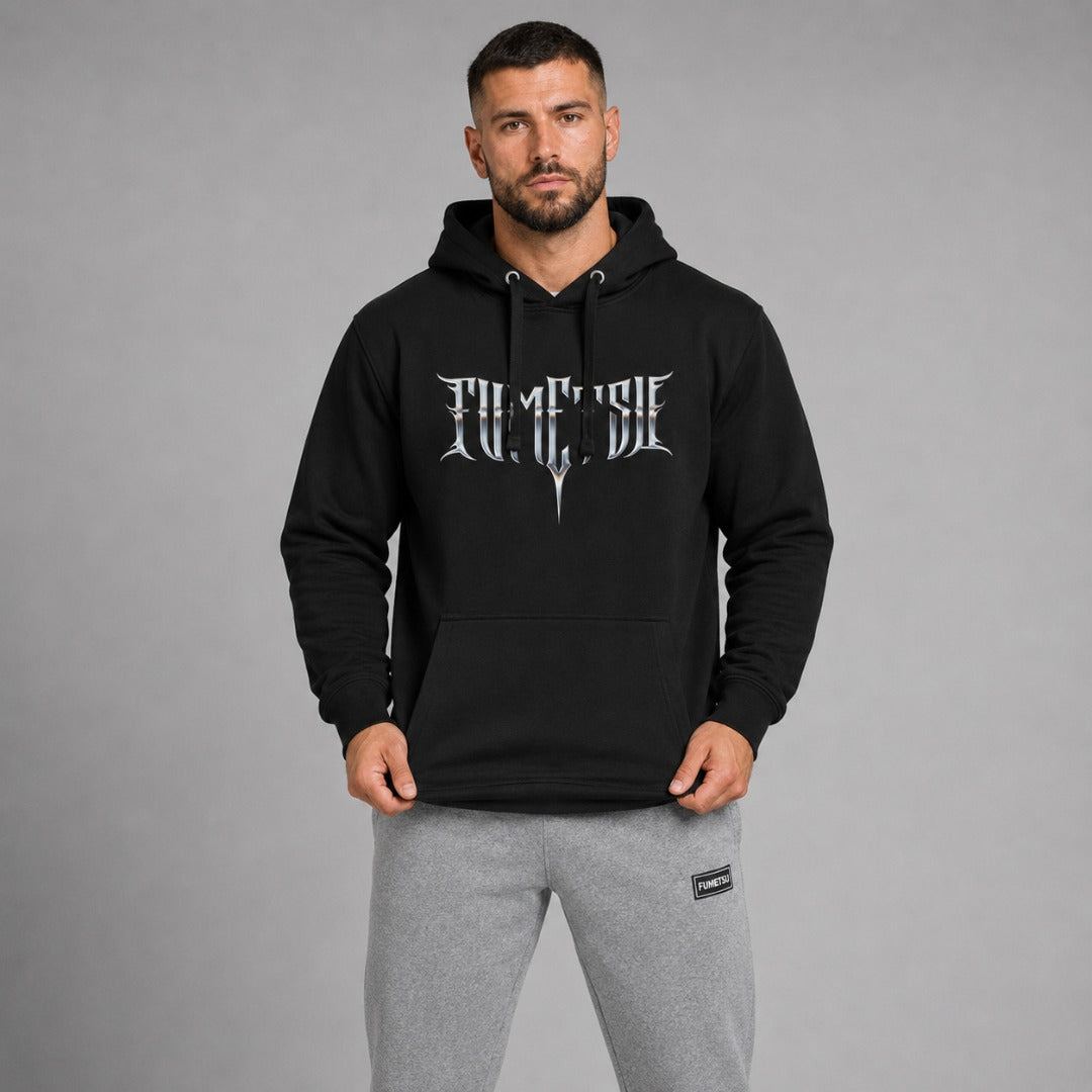 Fumetsu Brushed Metal Hoodie Black