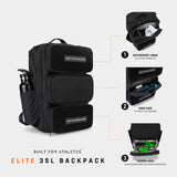 Gebaut für Athleten Elite 35L Rucksack schwarz