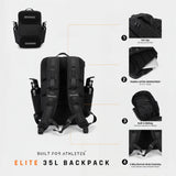 Gebaut für Athleten Elite 35L Rucksack schwarz