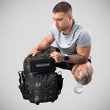 Gebaut für Athleten großer Fitness -Rucksack schwarzer Camo