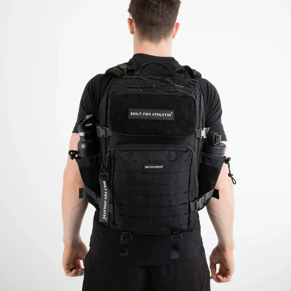 Built For Athletes Large Gym Backpack Black