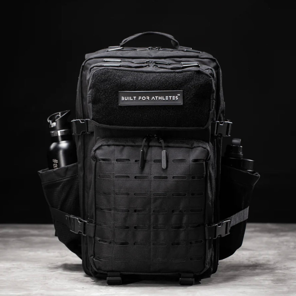 Black Built For Athletes Large Gym Backpack   