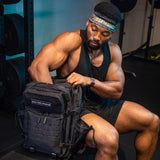 Black Built For Athletes Large Gym Backpack   