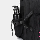 Gebaut für Athleten kleiner Fitnessstudio -Rucksack schwarz/rosa