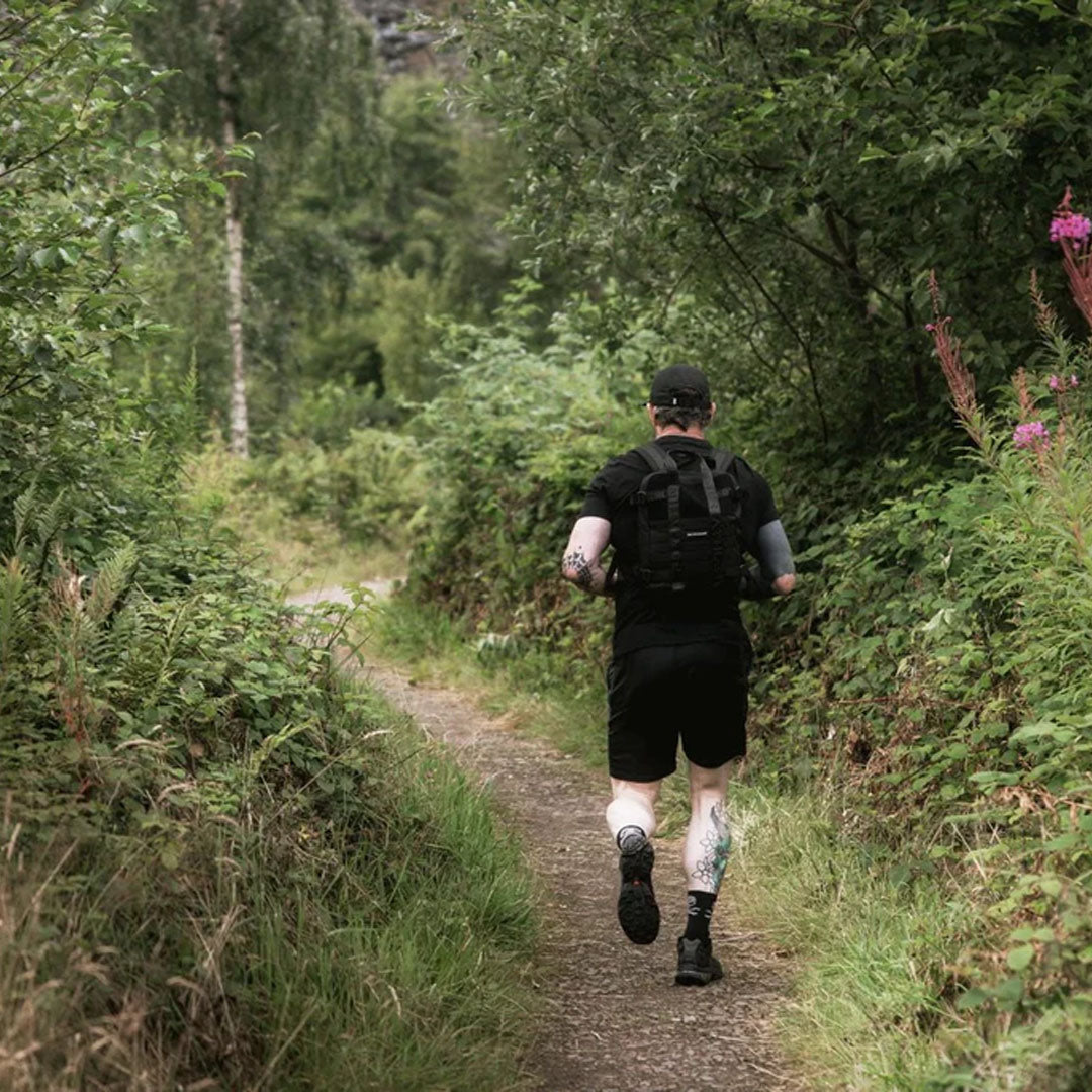 Built For Athletes Rucking 10L Gym Back Pack Black