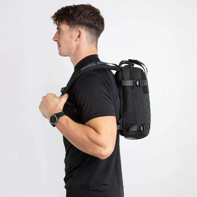 Built For Athletes Rucking 10L Gym Back Pack Black