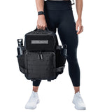 Gebaut für Athleten kleiner Fitness -Rucksack schwarz