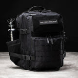 Gebaut für Athleten kleiner Fitness -Rucksack schwarz