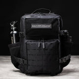 Gebaut für Athleten kleiner Fitness -Rucksack schwarz