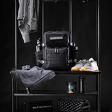 Gebaut für Athleten kleiner Fitness -Rucksack schwarz