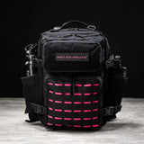 Black/Pink Built For Athletes Small Gym Backpack   