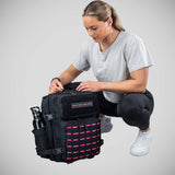 Black/Pink Built For Athletes Small Gym Backpack   