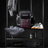 Black/Pink Built For Athletes Small Gym Backpack   