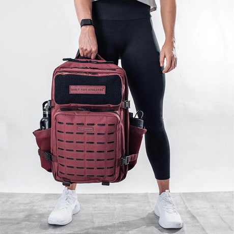 Burgundy Built For Athletes Large Gym Backpack   