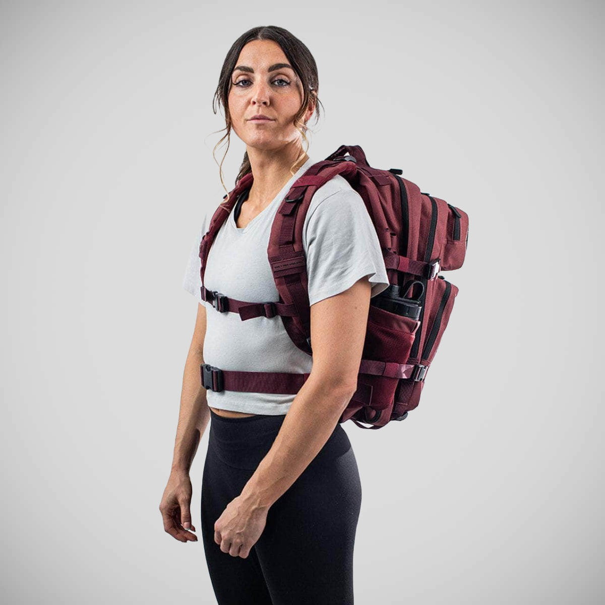 Burgundy Built For Athletes Large Gym Backpack   