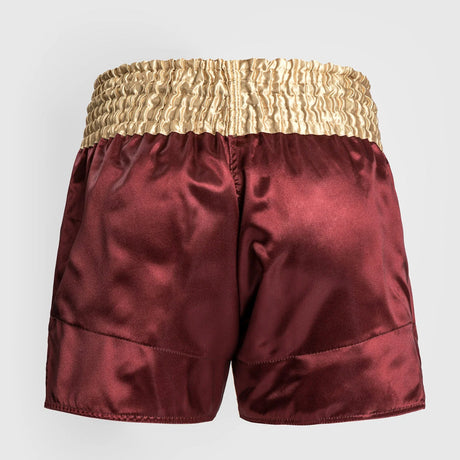 Venum Klassiker Muay Thai Shorts Burgund/Gold/Weiß