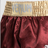 Venum Classic Muay Thai Shorts Burgundy/Gold/White