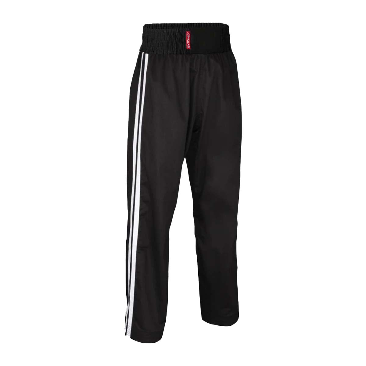 Bytomic Red Label Contact Pants with Stripe Black/White