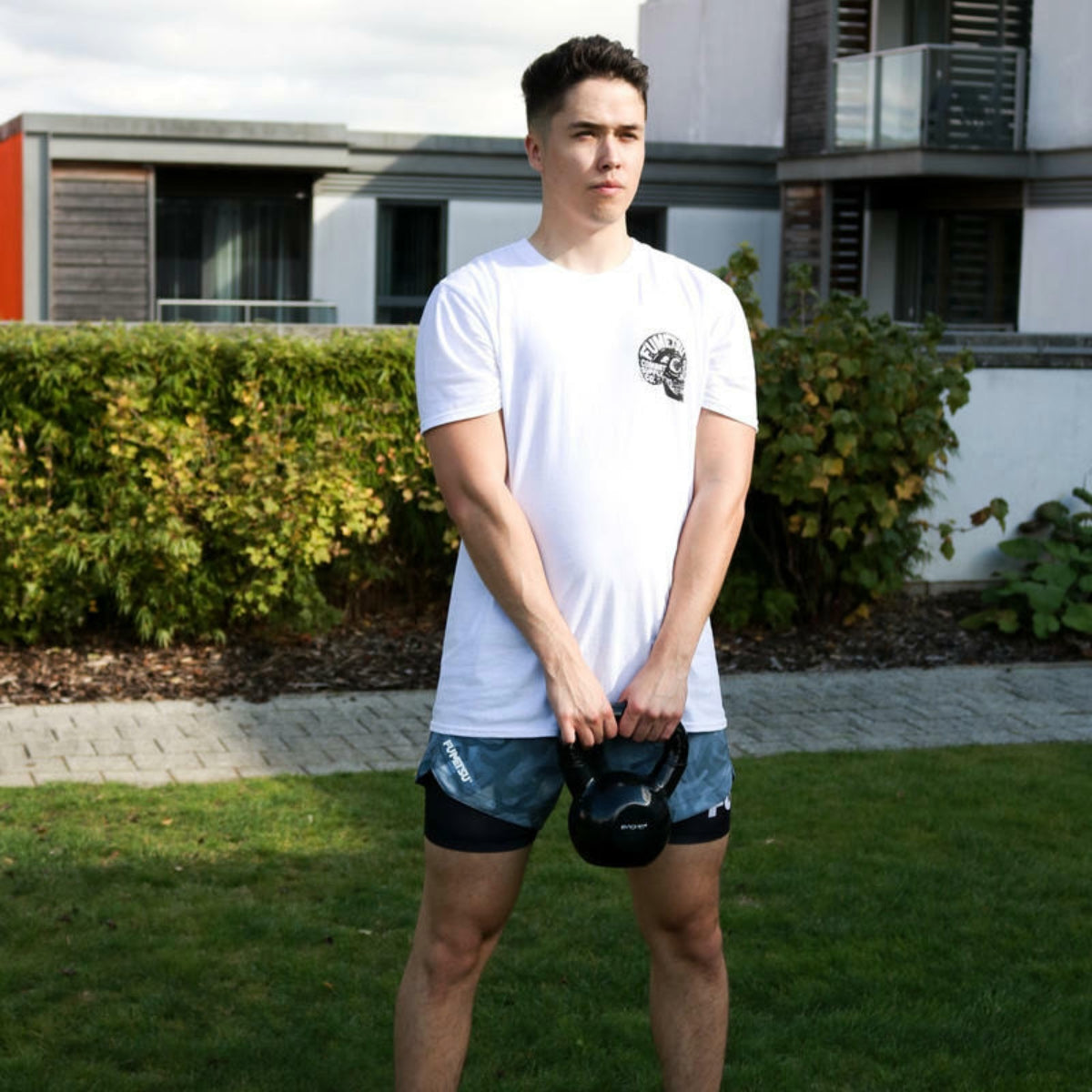 4kgのケトルベルでコーティングされたバイトミックゴムコーティング