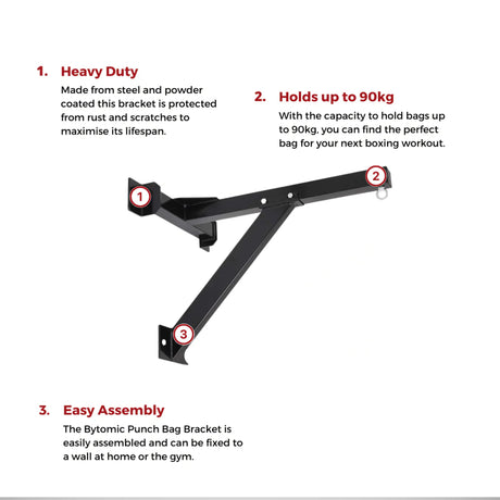 Bytomic Heavy Duty Punch Bag Bracket   